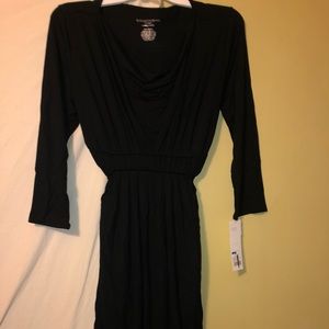 Liz Lange maternity dress black NWT